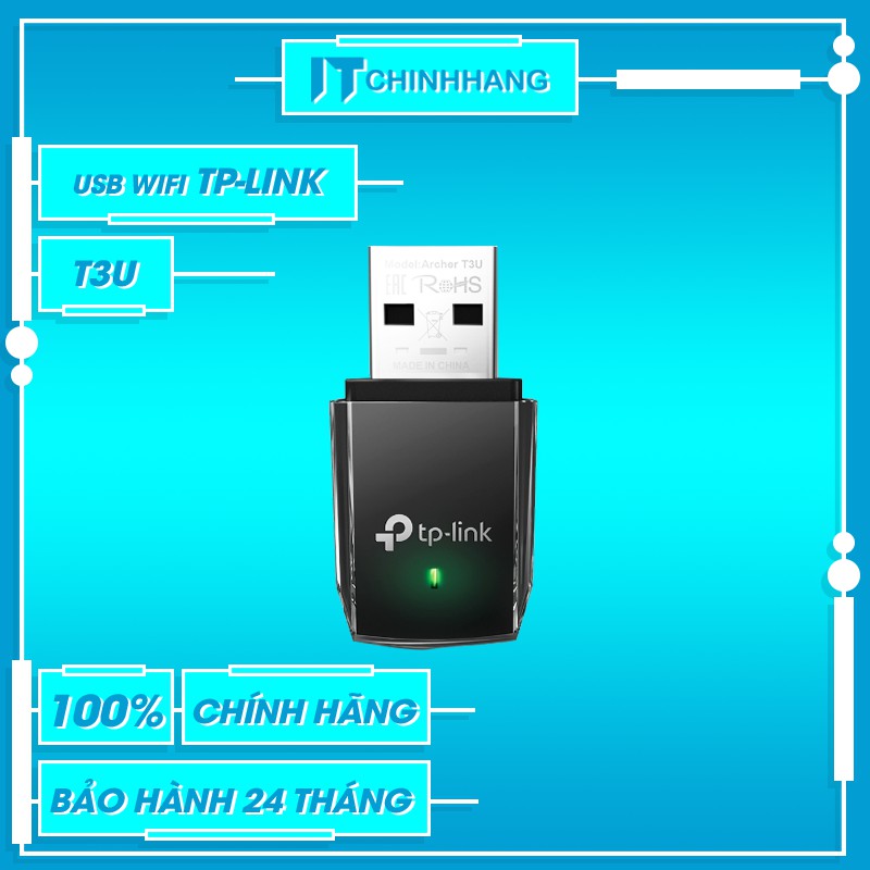 USB WiFi Băng Tần Kép TP-Link Archer T3U - HÀNG CHÍNH HÃNG