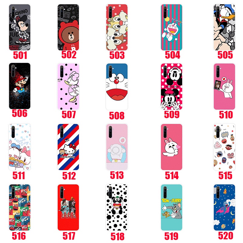 Ốp Điện Thoại TPU Silicon Mềm Họa Tiết Hoạt Hình Cho Itel A48 itelA48