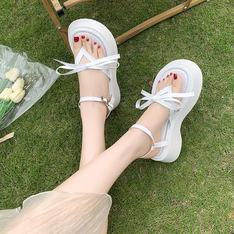 Sandan nữ kẹp ngón thăt nơ siêu xinh
