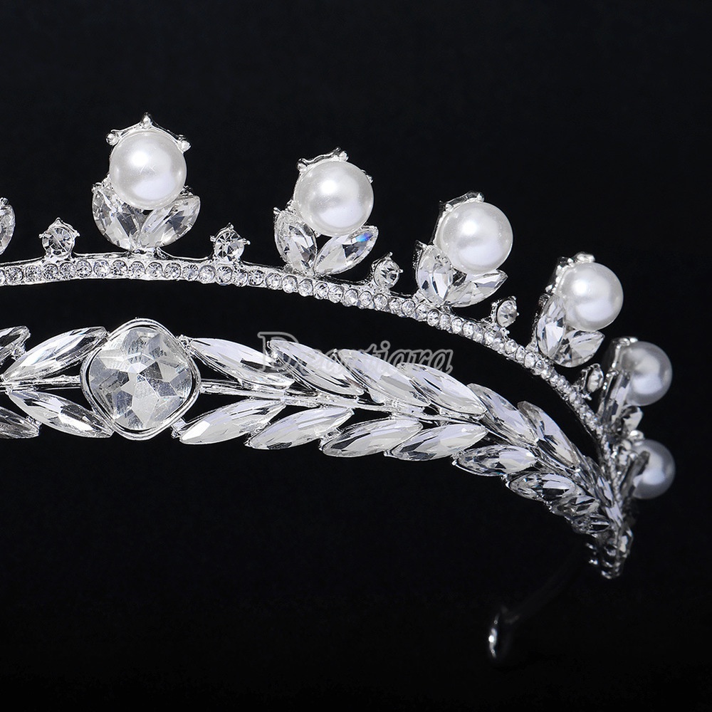 Cài Tóc Hình Vương Miện Đính Đá Thời Trang