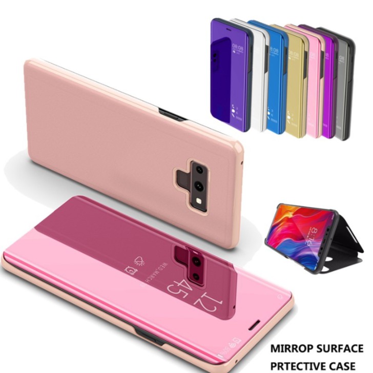 Bao da có nắp lật tích hợp màn hình gương cho điện thoại Samsung Galaxy J7 J5 Prime J3 J5 J7 Pro J2Prime J330 J530 J730