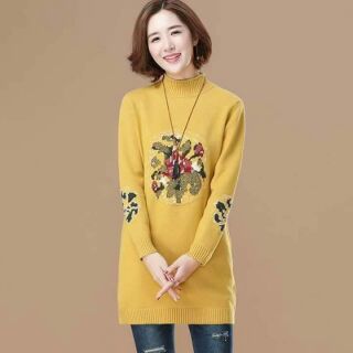 Com bo áo váy len quảng châu
