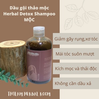 🌿Thilam Herbal Room🌿 Dầu gội thảo mộc cô đặc kích mọc tóc /Herbal Detox Handmade Shampoo - Mộc
