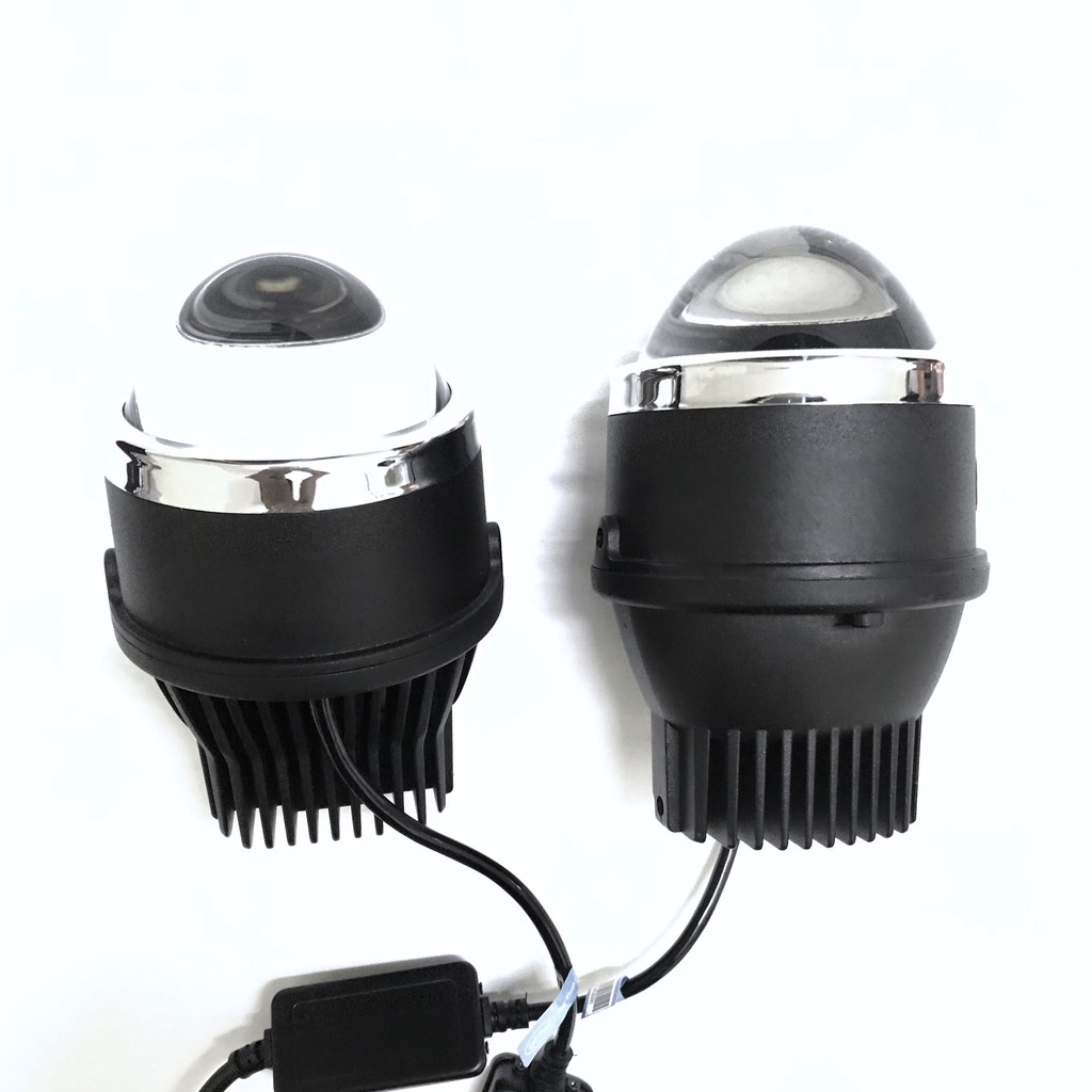 bi cầu bi gầm 3 inch cho ô tô, xe hơi, xe máy bằng crom bảo vệ đèn và an toàn khi dùng