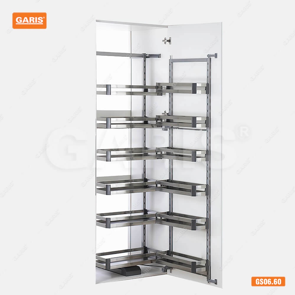 [FREESHIP HCM] Tủ Đồ Khô 6 Tầng Garis GS06.60 - Inox Hộp - Khung Thép Sơn Tĩnh Điện