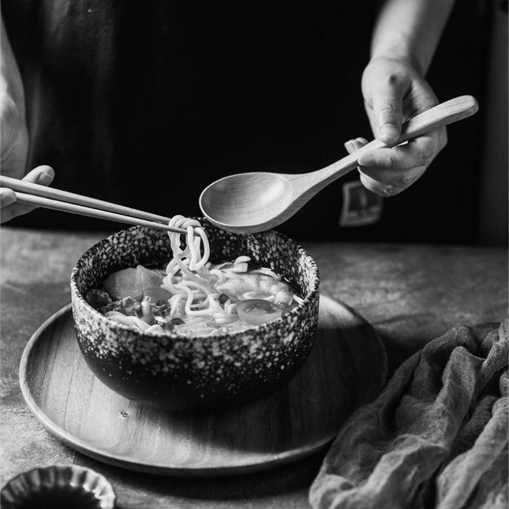 Muỗng Cà Phê Bằng Gỗ Cán Dài Thân Thiện Với Môi Trường