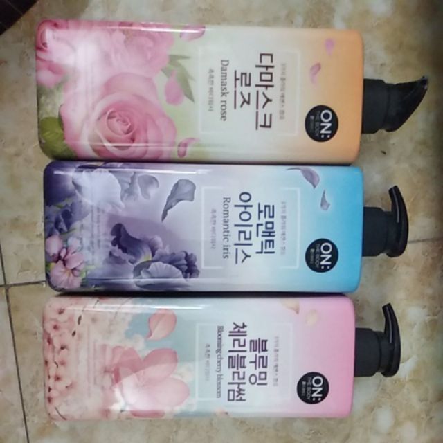 Sữa tắm on the body Hàn mẫu mới nhất