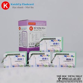 [Ép nhựa] Bộ KatchUp Flashcard Từ Vựng Sơ Cấp N5,4
