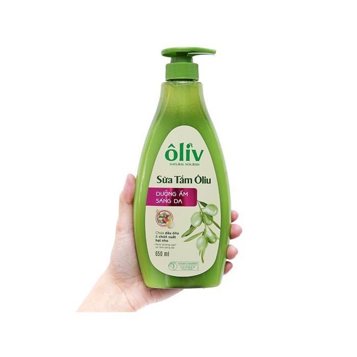(Chính hãng công ty) Sữa tắm oliu Ôliv de Provence 650ml