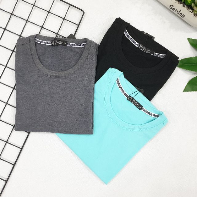 [Xả] Áo Thun Nam Cổ Tròn - Áo Thun Cotton Basic