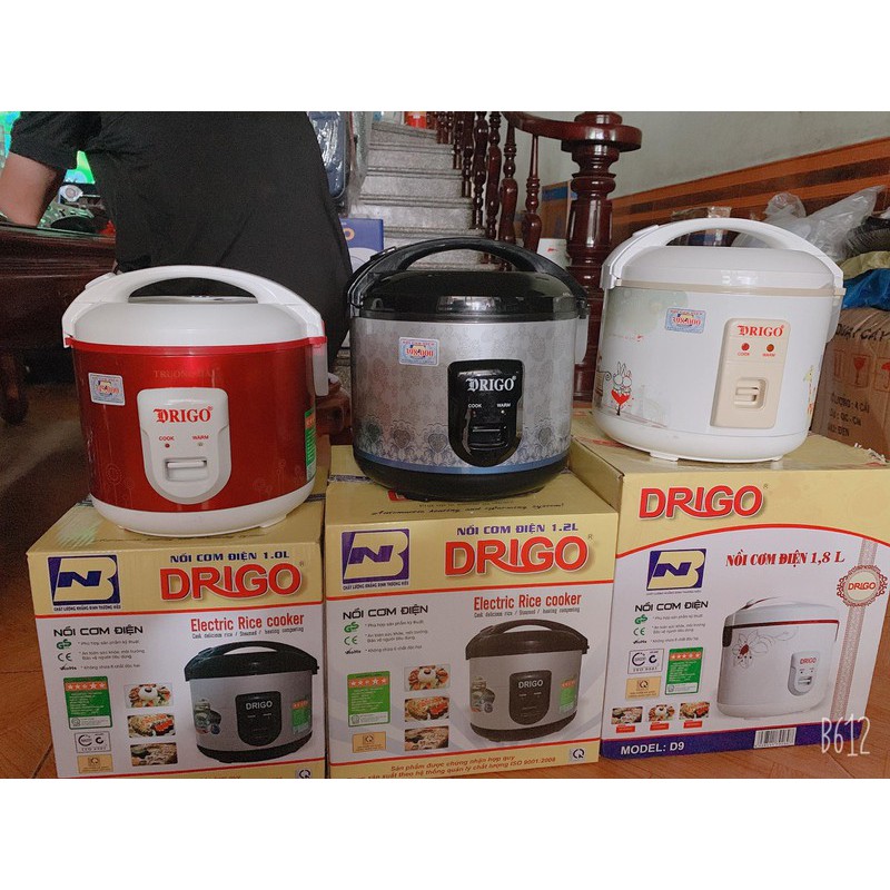 Nồi cơm điện Drigo 1.2L dành cho 3-5 người