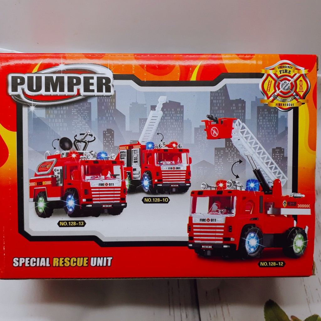 Đồ chơi ô tô cứu hỏa chạy pin