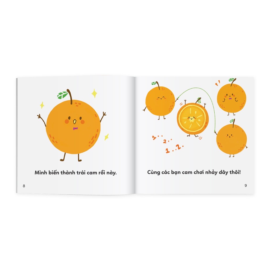 Sách Ehon Nhật Bản - Trái Cây Muôn Màu - Dành Cho Trẻ Từ 0 - 3 Tuổi