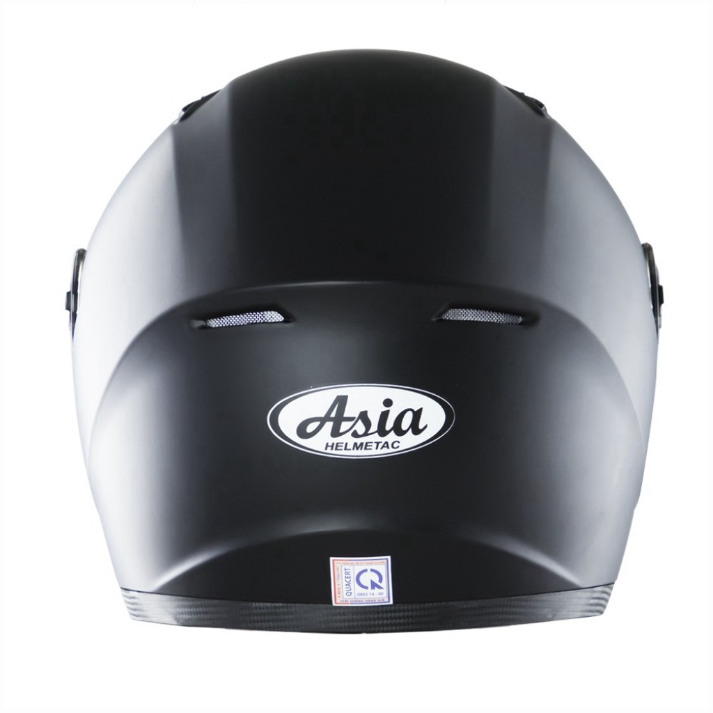 Mũ Bảo Hiểm Fullface ASIA MT136 vân cacbon, đen nhám - BH Chính Hãng 12 Tháng