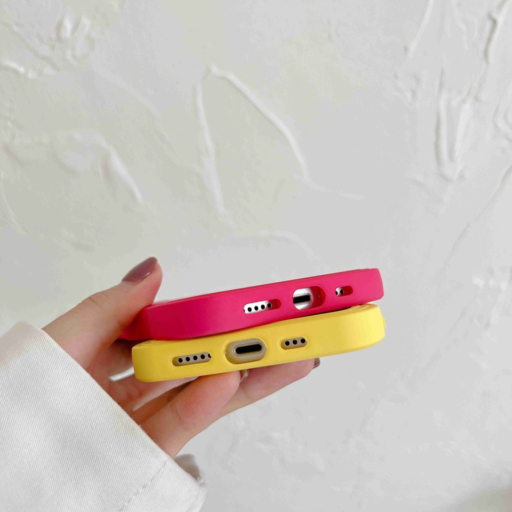 Ốp Điện Thoại Silicone Mềm Chống Sốc Màu Kẹo Cho Iphone 11 12 13 Pro Max 11 12 13 X XR XS Max XR 7 8 Plus SE 2020 12 13 mini