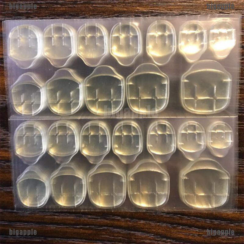 {bigapple} Set 72 Móng Tay Giả Xi Măng Màu Vàng Thạch Nâng Cao