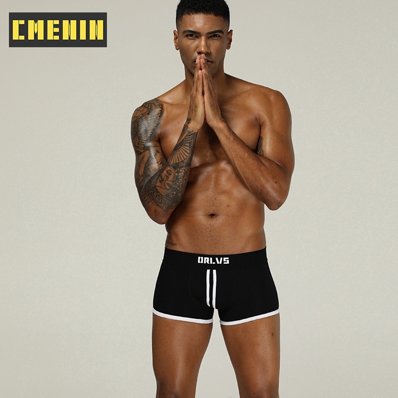 Quần boxer chất liệu cotton thoáng khí thoải mái thời trang cho nam