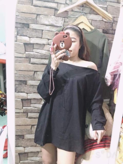 Áo lệch vai bigsize.ngưc đến 140cm