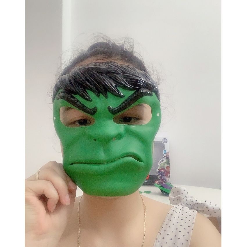 Đồ Chơi Mặt Nạ Siêu Anh Hùng Hulk Và Phụ Kiện Chiến Đấu Cho Bé Nhập Vai Sống Động