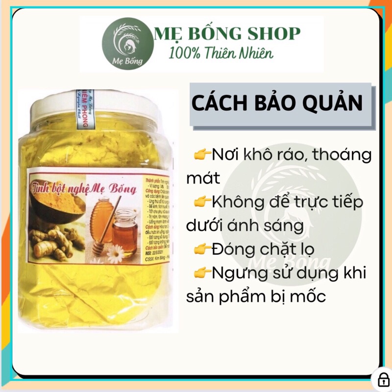 100g Tinh bột nghệ đỏ nguyên chất