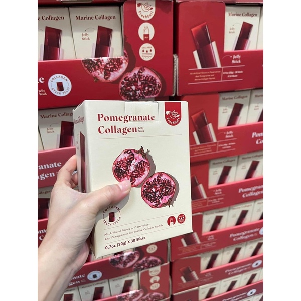 Thạch Lựu Collagen - Hàng Costco Mỹ
