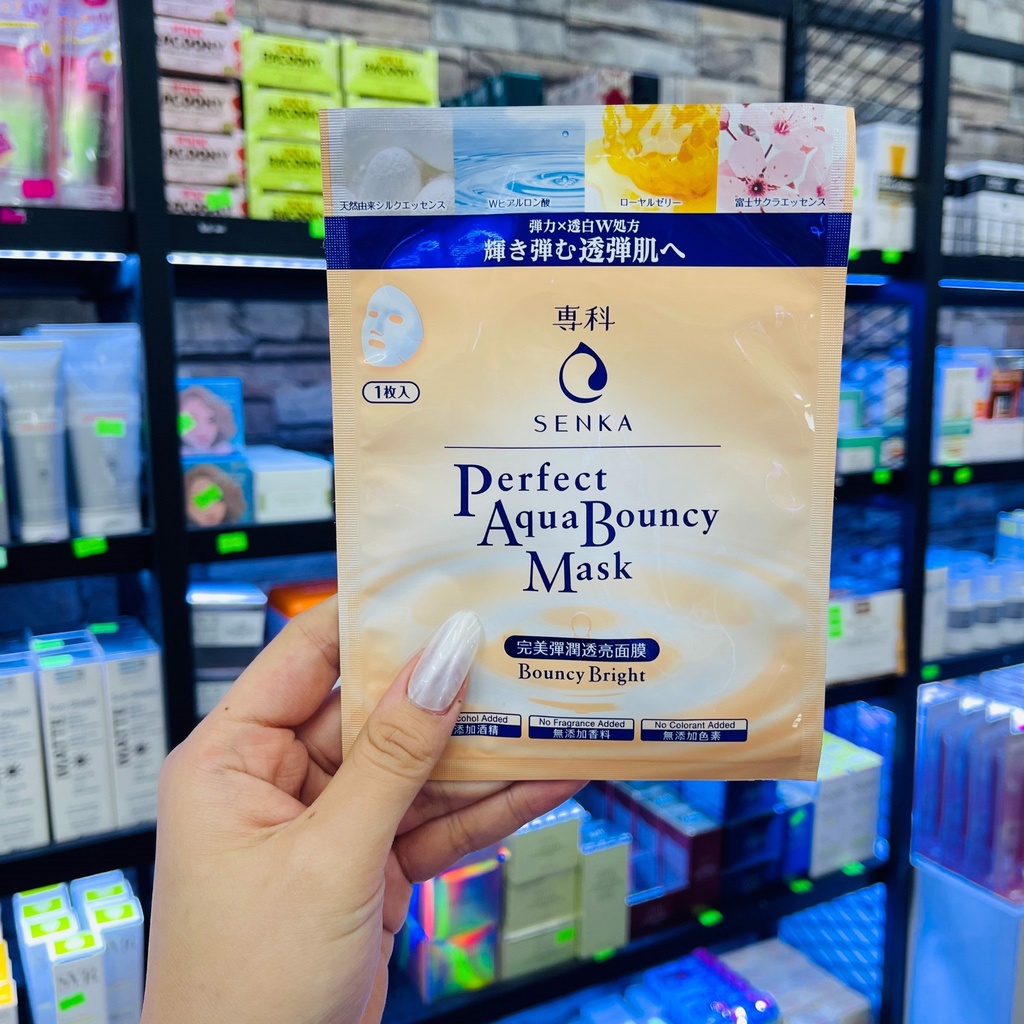 Mặt Nạ Giấy Cao Cấp Không Hương Liệu SENKA Perfect Aqua Mask