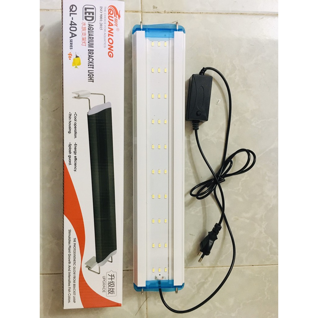 Máng Led 3 Hàng Quanlong 40cm - Ánh Sáng Màu Trắng