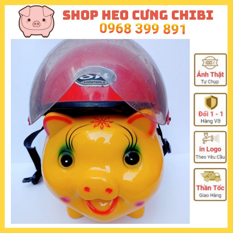Lợn Đất Tiết Kiệm size to - Heo đất Tiết kiệm - lợn cười