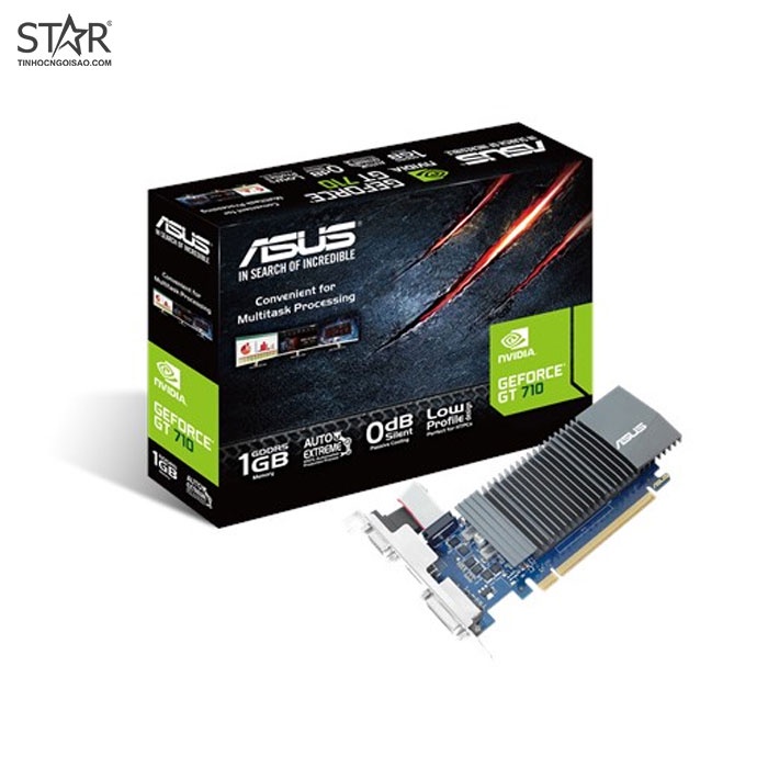 VGA Asus GT 710 1G GDDR5 Chính Hãng (GT710-SL-1GD5-BRK) | BigBuy360 - bigbuy360.vn