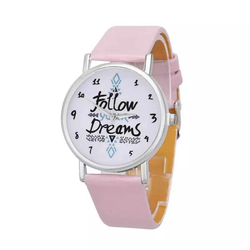 Đồng hồ bé gái Follow your dreams dây da cá tính BBShine – DH003