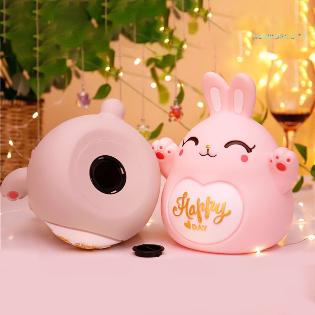 Hộp Tiết Kiệm Tiền Hình Thỏ Hoạt Hình Trọng Lượng Nhẹ Trang Trí Giáng Sinh Cho Trẻ Em