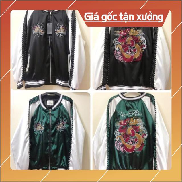 [Freship- Hàng cao cấp] (Ảnh thật) áo bomber thêu rồng XANH ❌❌❌ size M L sỉ lẻ | BigBuy360 - bigbuy360.vn