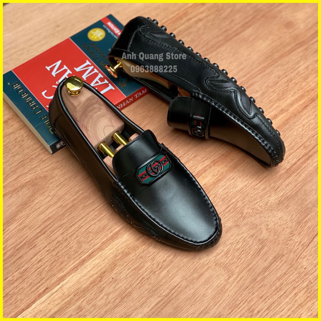 Giày da nam cao cấp da bò nguyên tấm mềm mại bảo hành 1 năm Gn383 | BigBuy360 - bigbuy360.vn