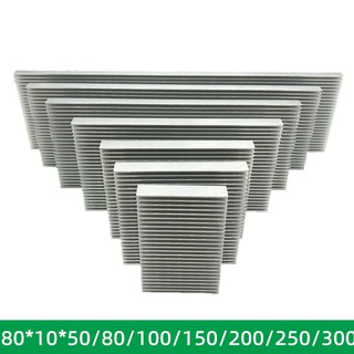 9904 > [Tản Nhiệt] Khối Tản Nhiệt Nhôm Tản Nhiệt Chiều Dài 50 / 80 / 100 / 150 / 200-300 Chiều Rộng 80 Chiều Cao 10MM (1 Cái)