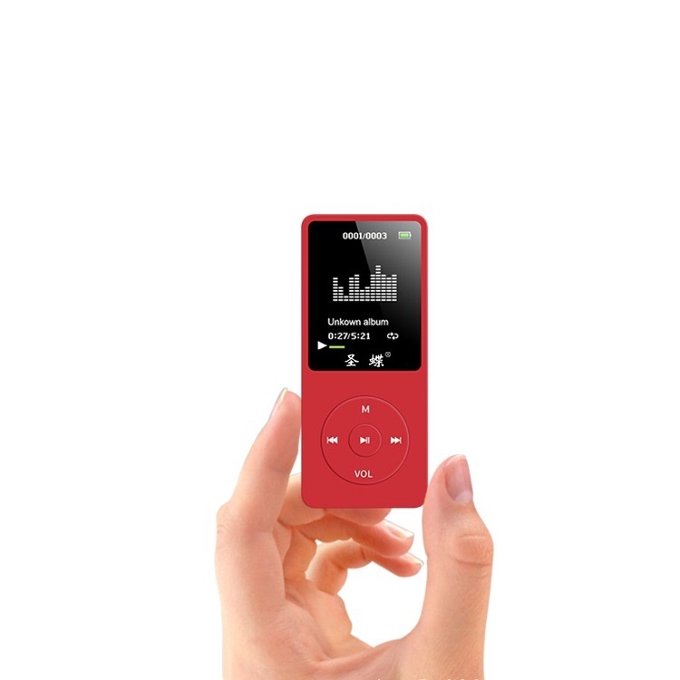 Máy Nghe Nhạc Mp3 Mini Js-01 Chất Lượng Cao Kèm Phụ Kiện