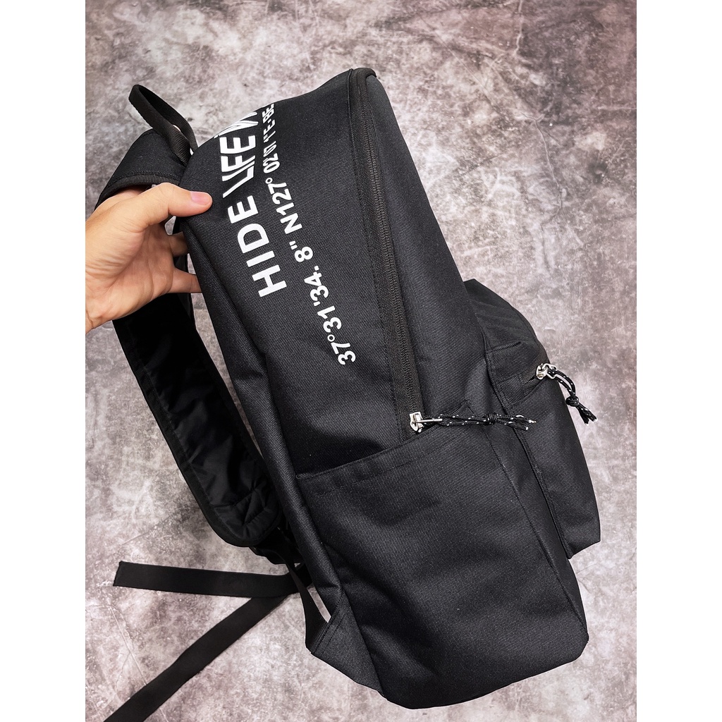 Ba Lô Thời Trang Life-Work Logo Classic Backpack Black B406