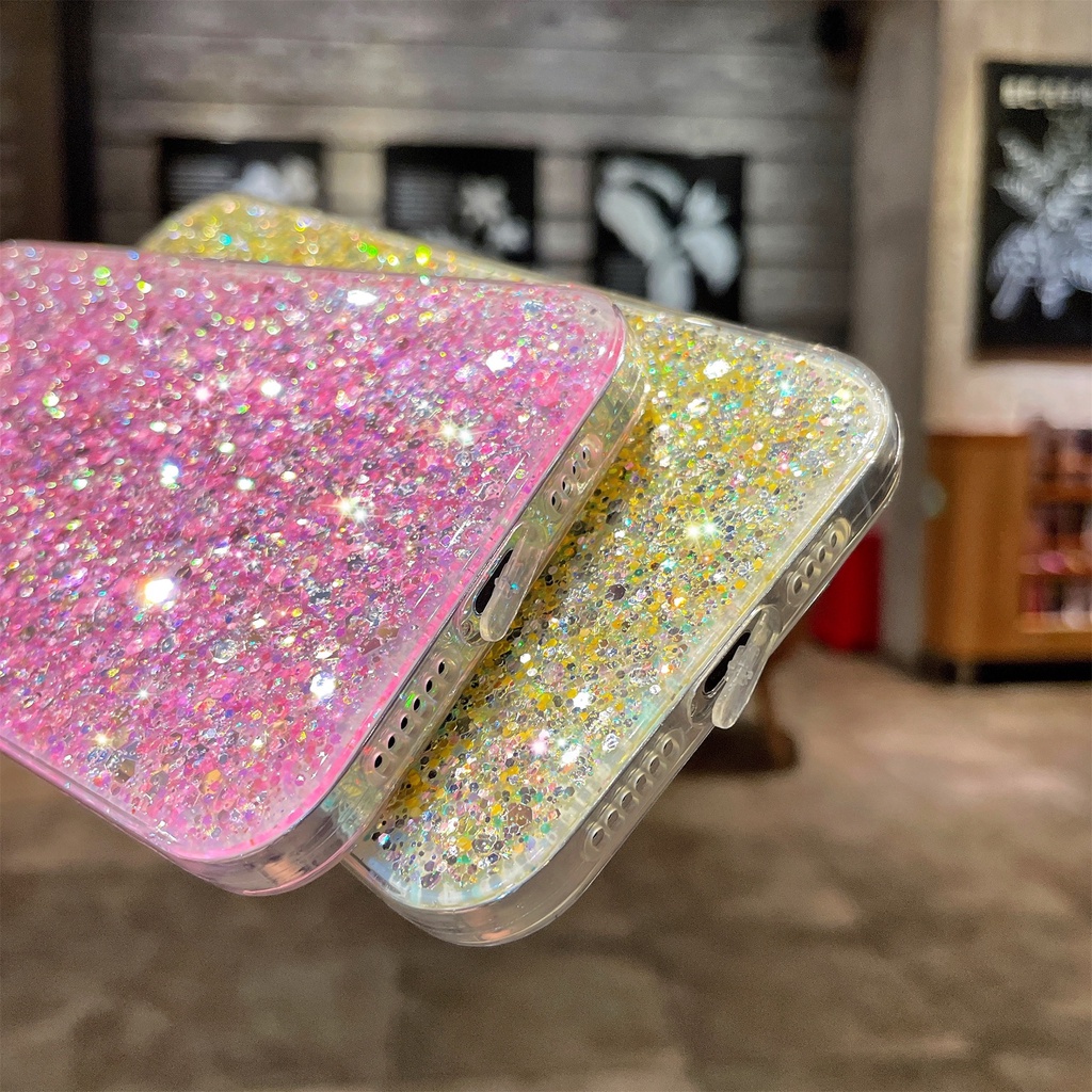 Glitter Bling Soft Silicone Case Samsung Galaxy A21S A51 A71 4G NOTE20 NOTE20PLUS S30 S21 S30plus S21PLUS S30Ultra s21Ultra S20PLUS S11 S20FE S21FE A12 Cover