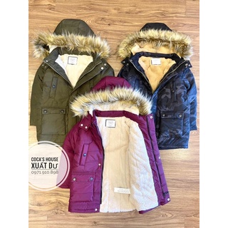 Áo khoác Parka lót lông Charles VNXK cho bé trai size đại