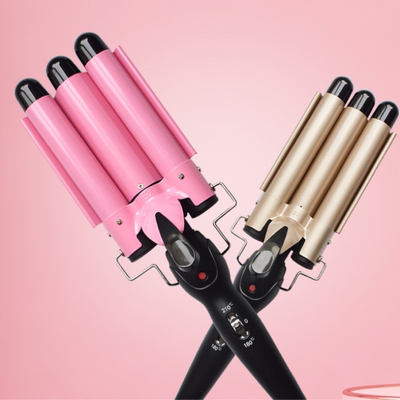 Máy làm xoăn, sóng nước 3 trục phủ Ceramic