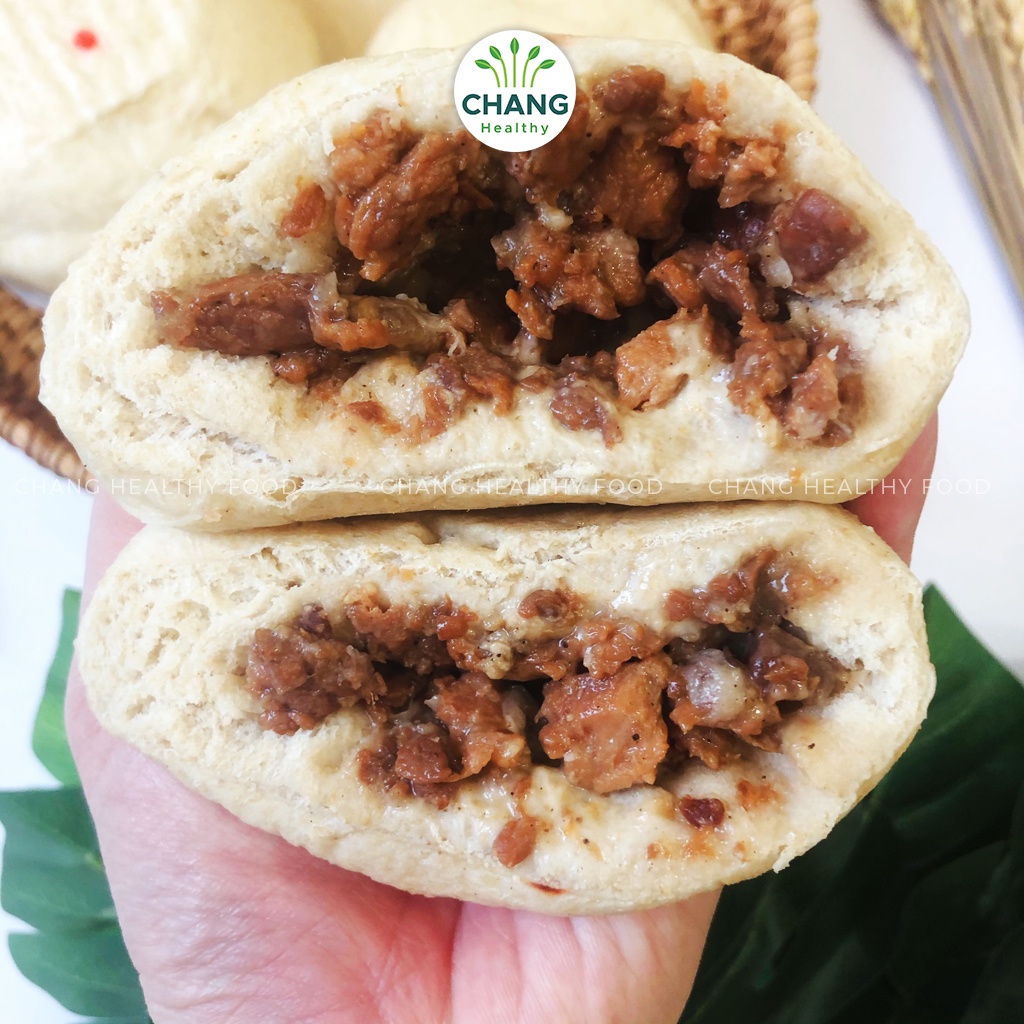 Bánh Bao Nguyên Cám Gạo Lứt Chang Healthy - Bánh Eatclean ăn kiêng, giảm cân
