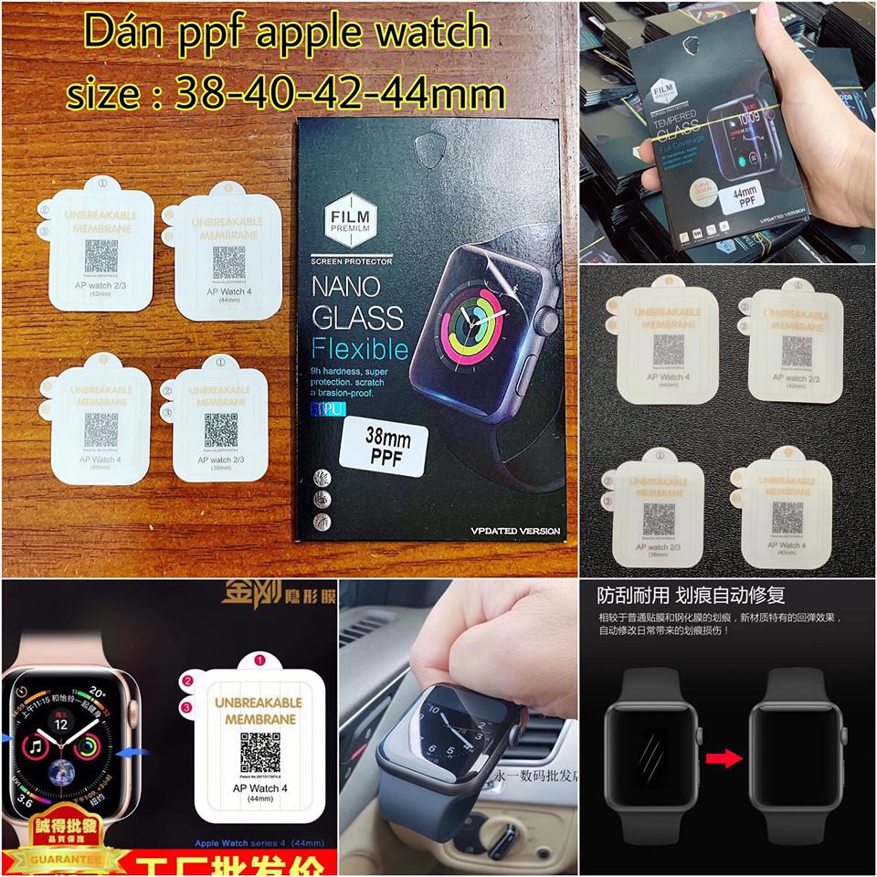 Dán PPF màn hình Apple Watch 38mm