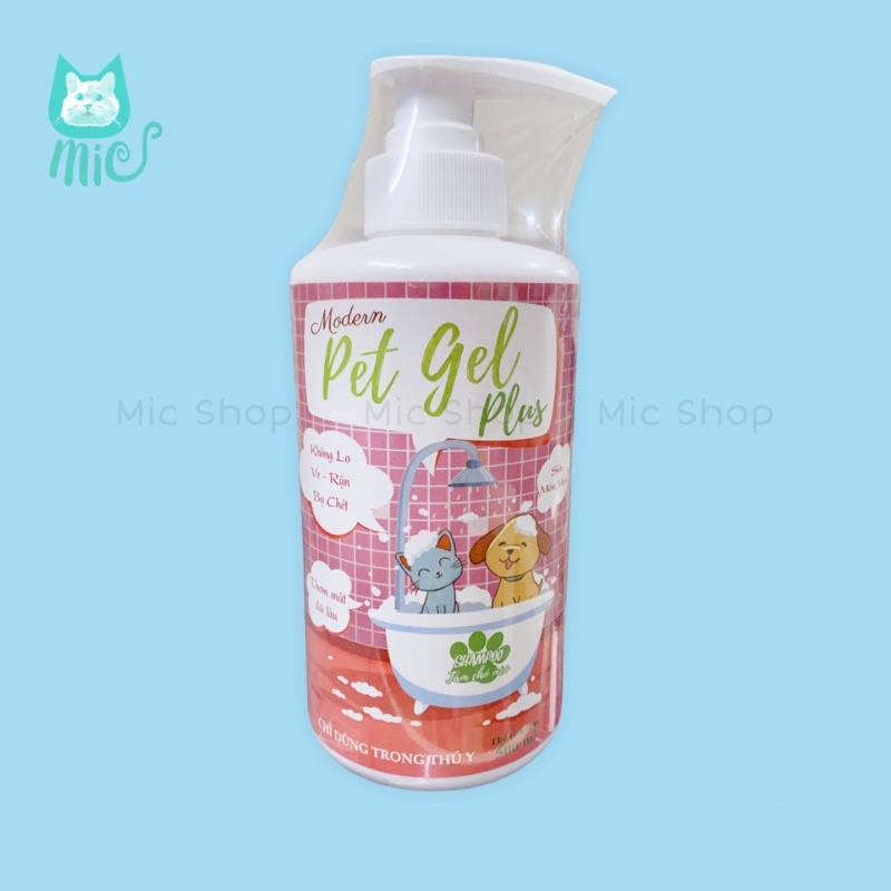 Sữa tắm Pet Gel Plus ngừa ve rận cho thú cưng