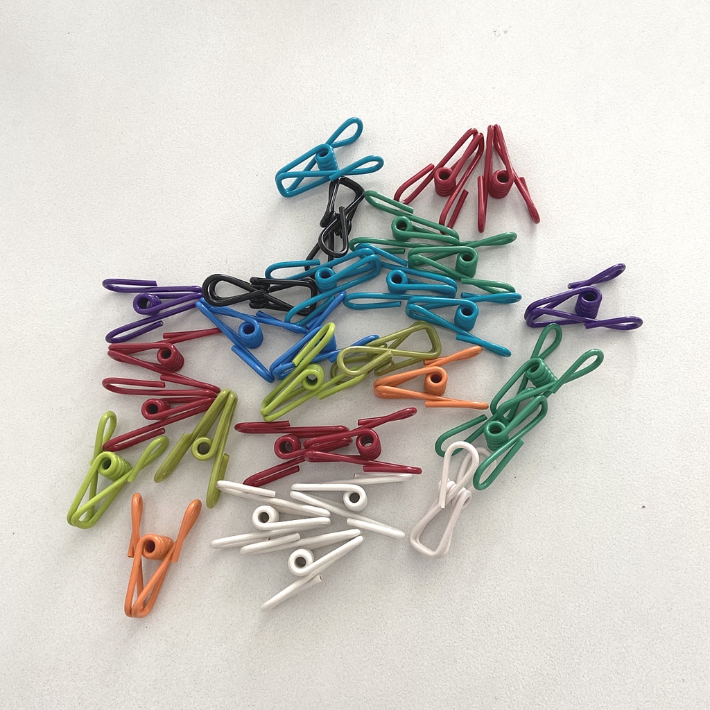 Kẹp Quần Áo Chống Gió Bằng Nhựa Nhiều Màu Sắc Đa Năng Phong Cách Hàn Quốc DIY