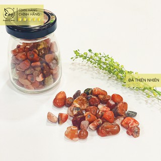 100g Vụn Đá Thạch Anh Đỏ (Jasper)