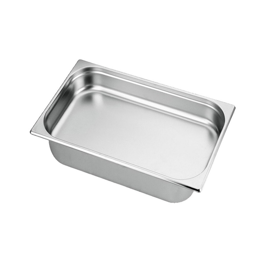 Khay inox GN 1/1, khay inox 304 CAO CẤP đựng thực phẩm, khay đựng thức ăn buffet size 1/1