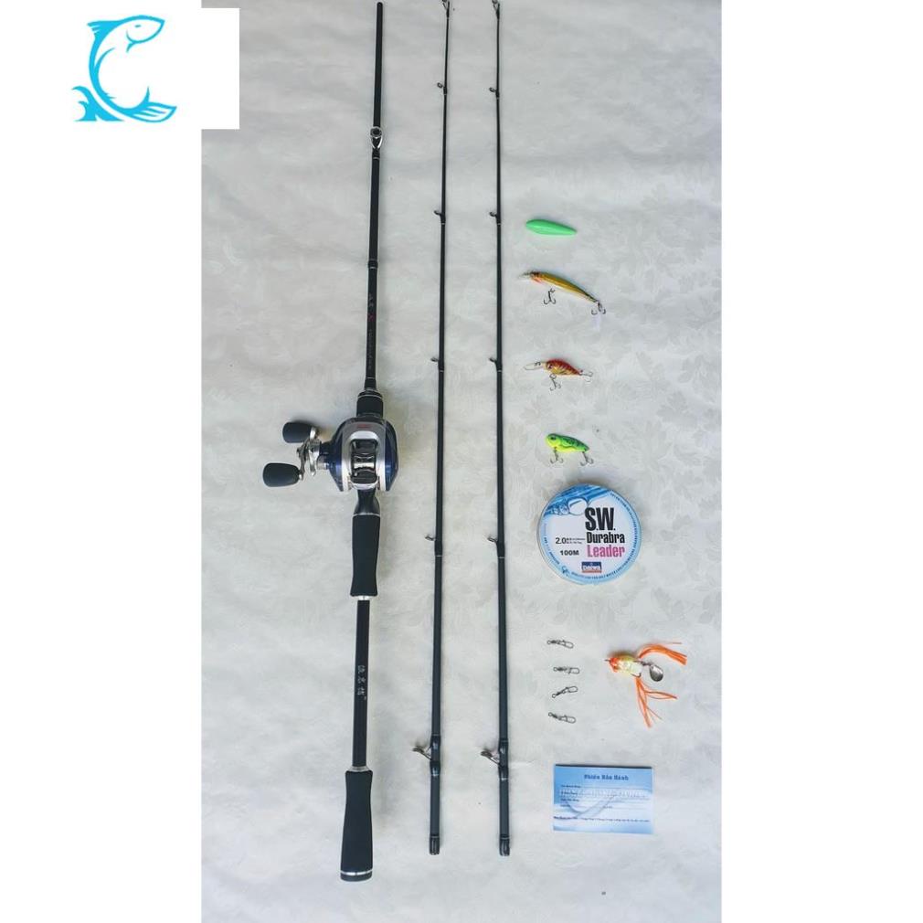 Bộ Cần Câu Lure Máy Ngang 2 Ngọn Fishing Of Catch 🔰Hàng Chất Lượng- Gía Siêu Rẻ🔰Bộ Cần Lure Máy Ngang