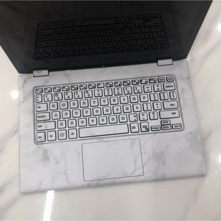 Decal Skin dán Laptop mẫu Vân đá trắng (shop sẽ liên hệ xin model máy)
