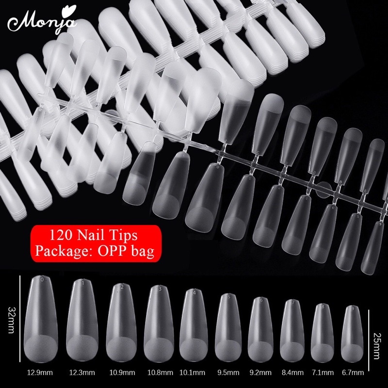 Móng úp vỉ đủ phom nhám sẵn chuẩn phom