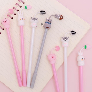 [GIÁ SỈ] Bút nước đen hình đầu thú cute
