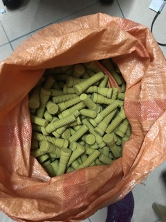 Combo 10 núm cao su vặt lông gà lông vịt